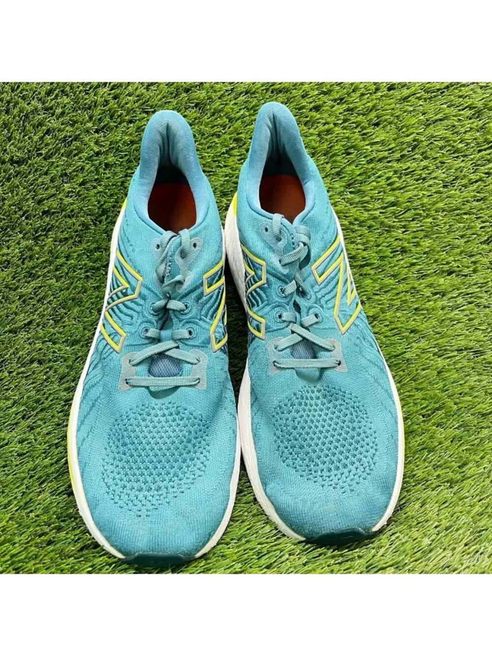 New Balance Fresh Foam X Vongo v5 Mens Size 12 Blue White Running Shoes Sneakers
